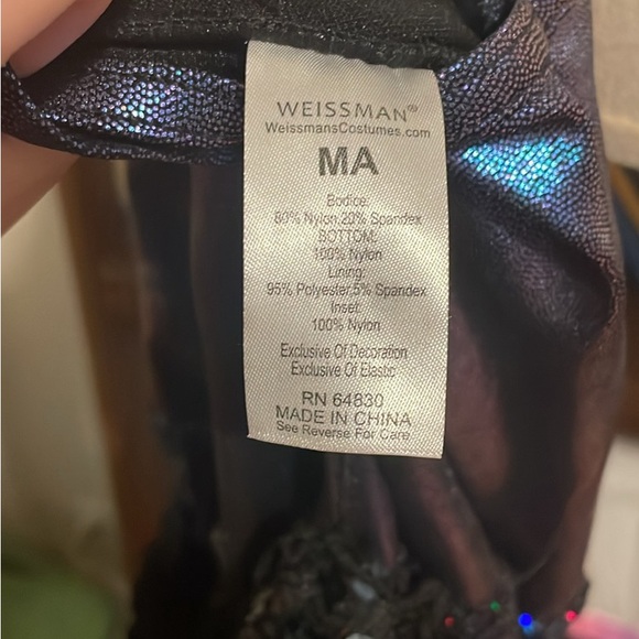 Blue, sequin Dance/ Figure skating costume - Picture 4 of 5